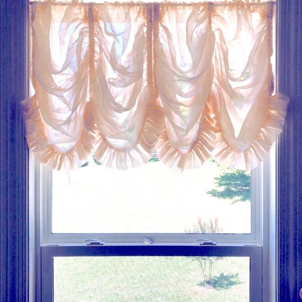 Set/3Custom made sheer window panels